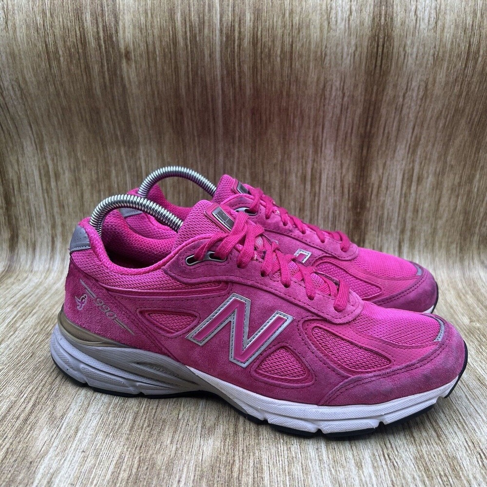 New Balance Women's Fuchsia and Gray Athletic Shoes